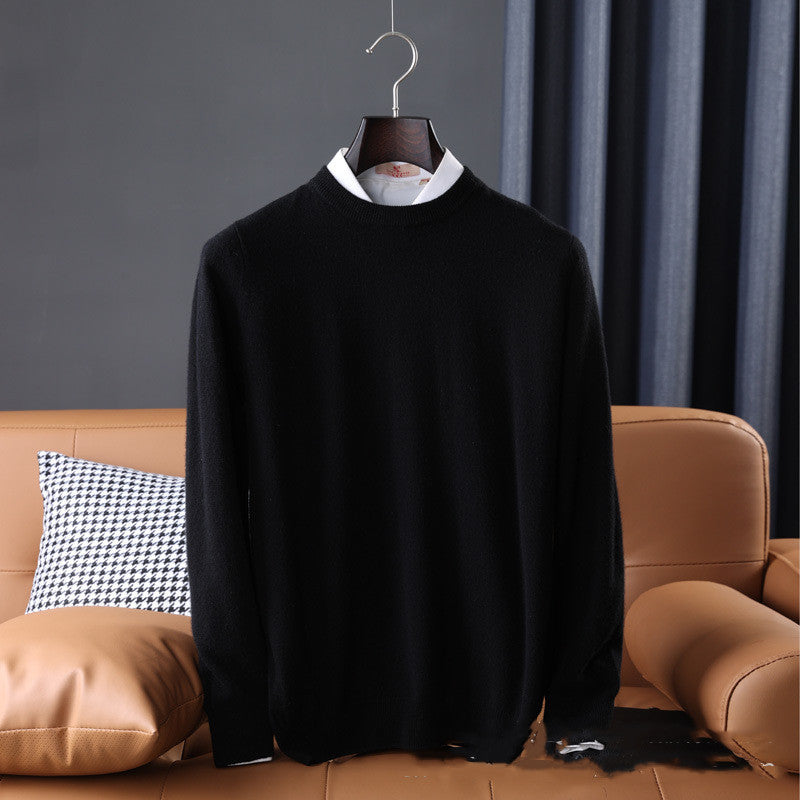 Vox Merinowolle Rundhals-Pullover