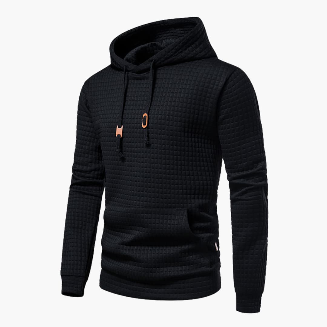 Harwood | Lässig Passender Waffelstoff Hoodie für Männer