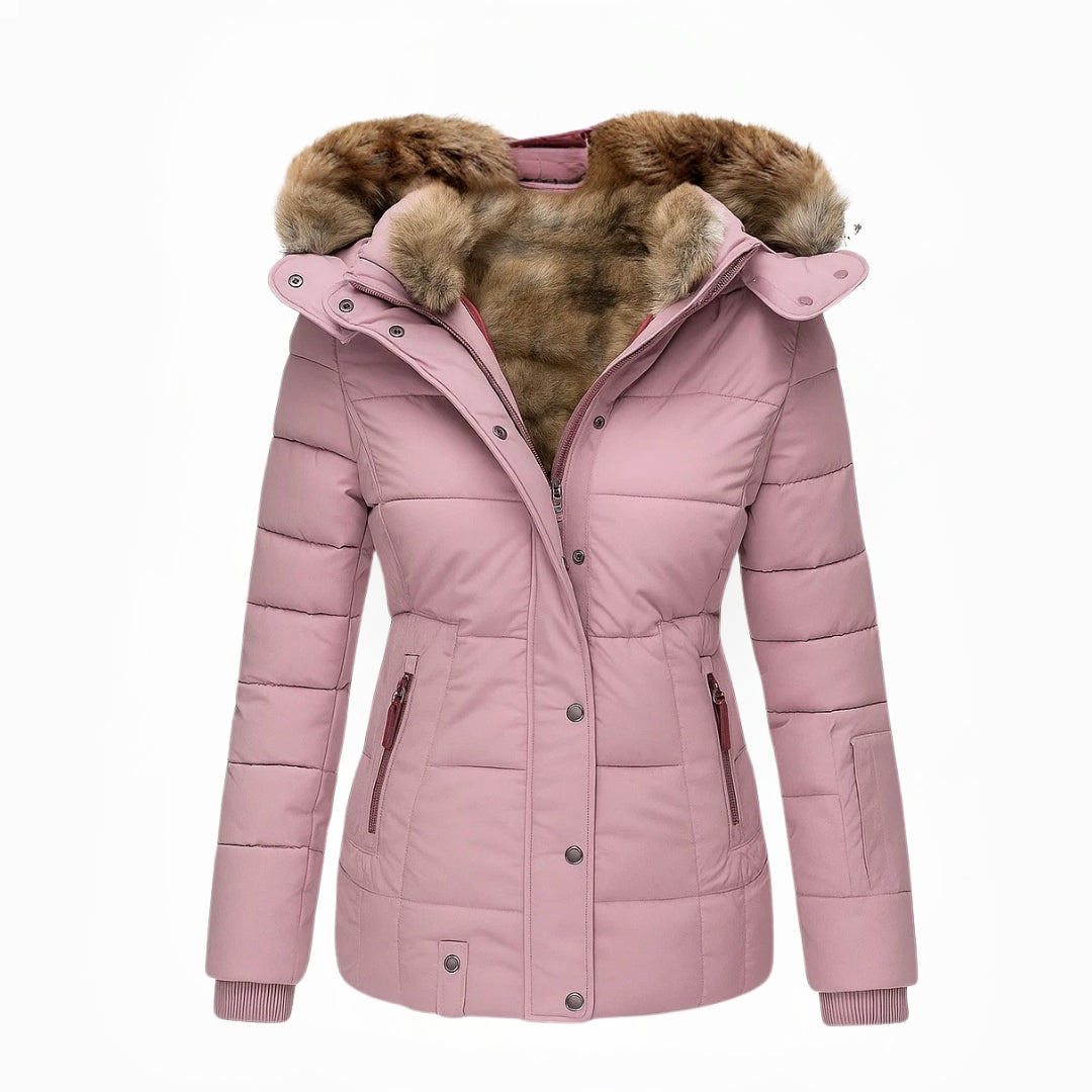 Thaléa | Warmer mit Fell gefütterter Wintermantel