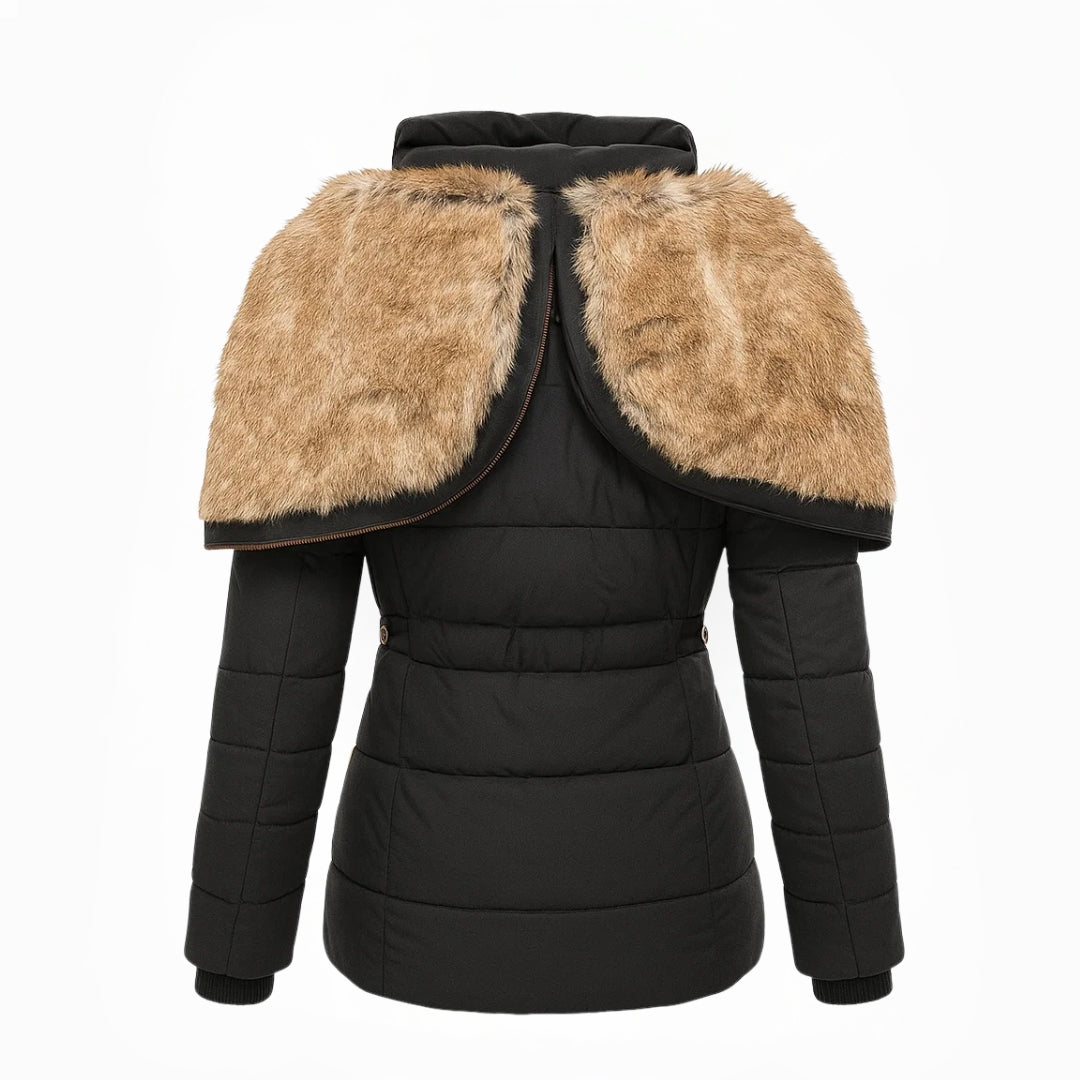Thaléa | Warmer mit Fell gefütterter Wintermantel
