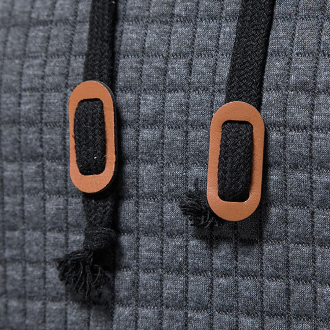 Harwood | Lässig Passender Waffelstoff Hoodie für Männer