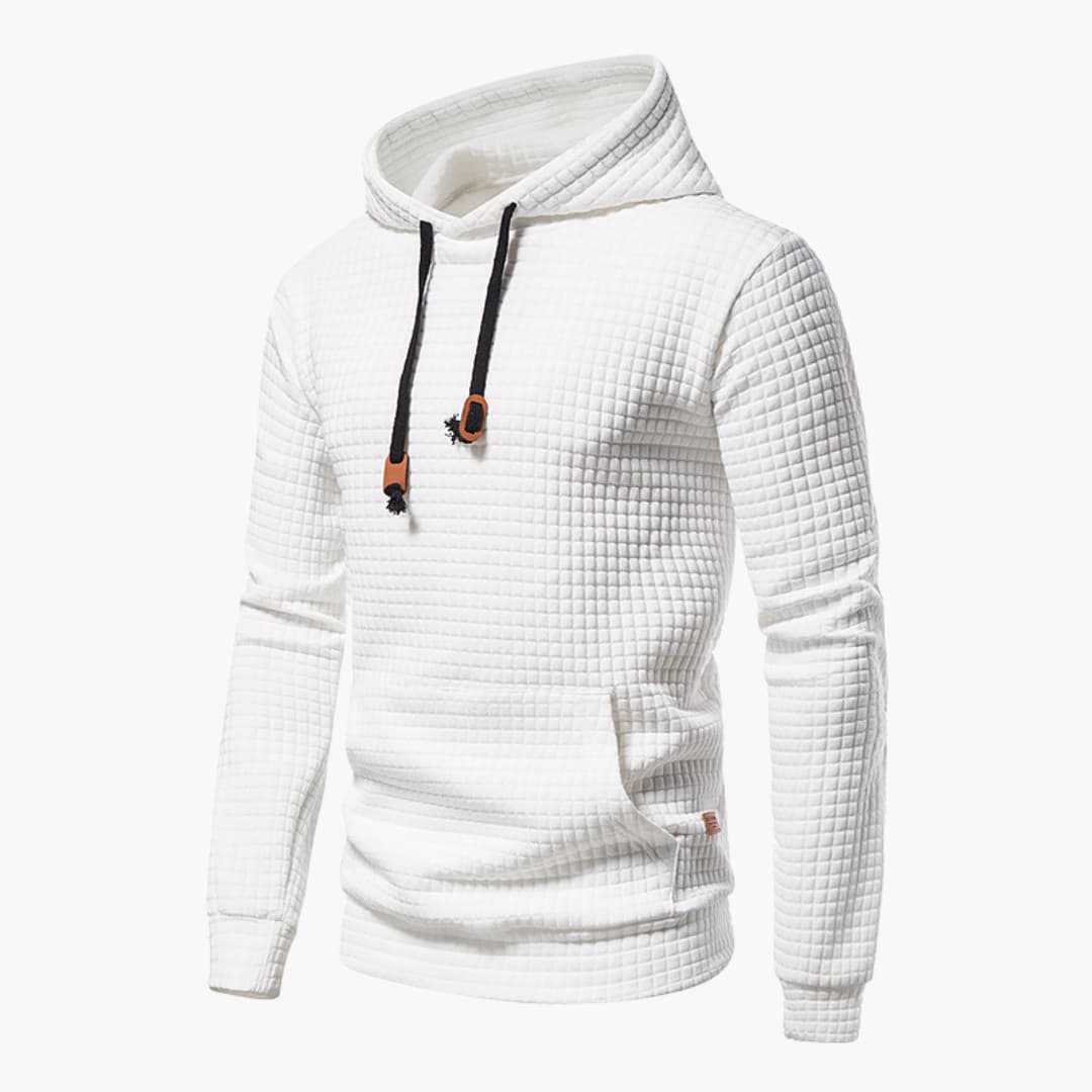Harwood | Lässig Passender Waffelstoff Hoodie für Männer