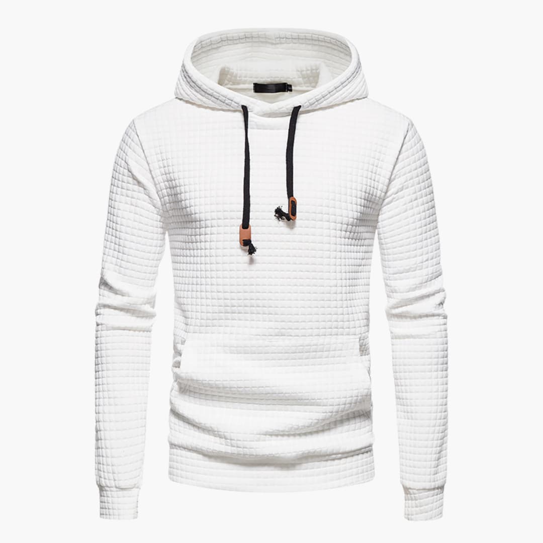 Harwood | Lässig Passender Waffelstoff Hoodie für Männer