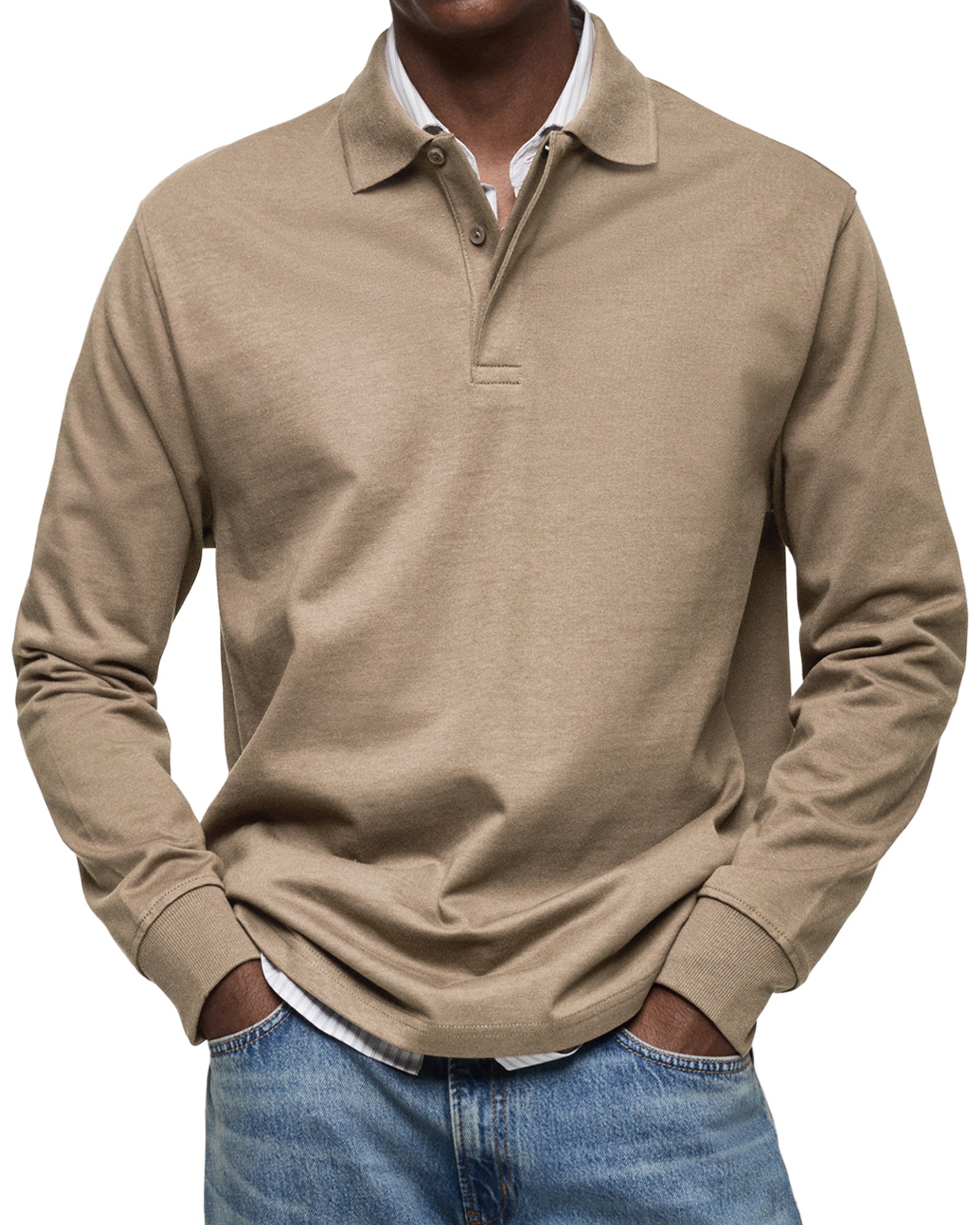 Helios | Luxus Langarm-Polo