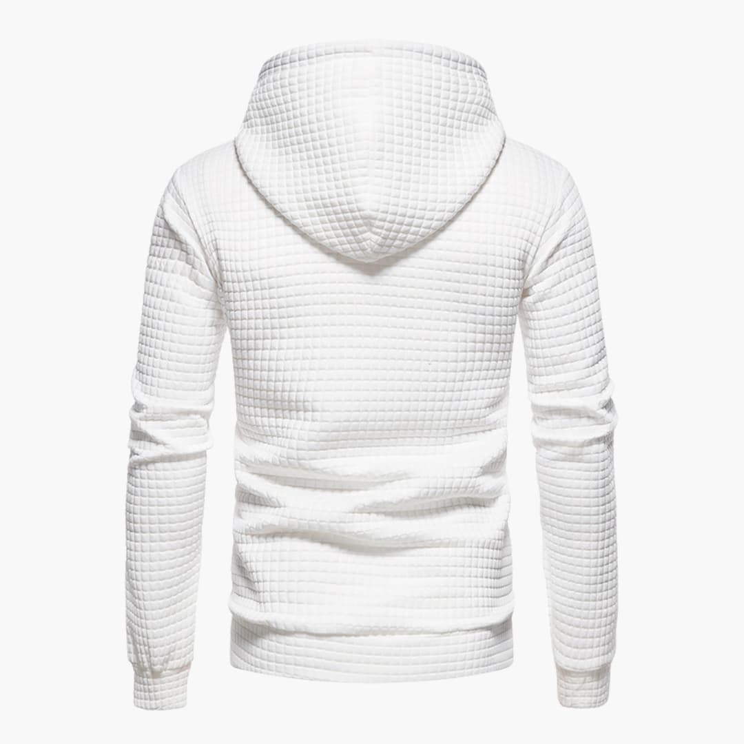 Harwood | Lässig Passender Waffelstoff Hoodie für Männer