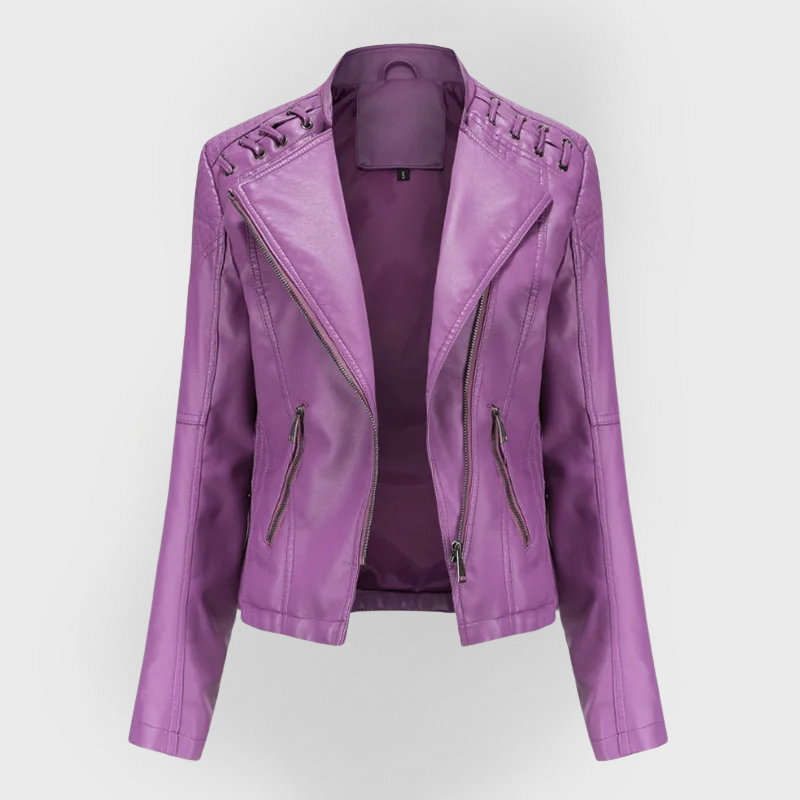 Calyne | Klassisch Jacke us geschmeidigem Leder