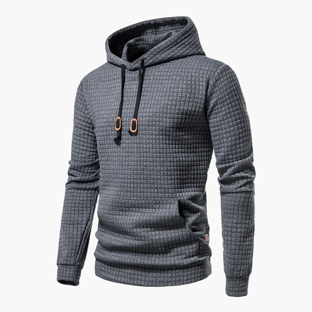 Harwood | Lässig Passender Waffelstoff Hoodie für Männer