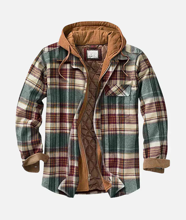 Fiero – Karierte Patchwork-Jacke