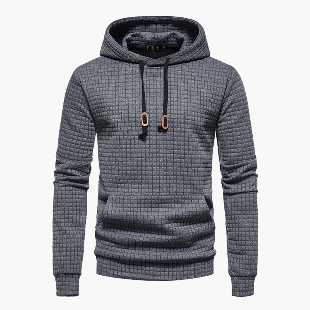 Harwood | Lässig Passender Waffelstoff Hoodie für Männer