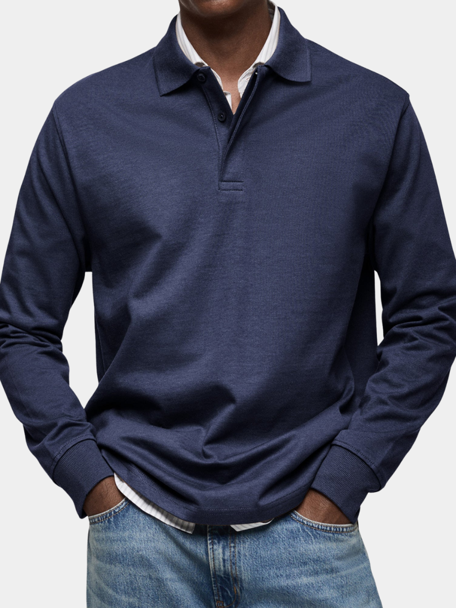 Helios | Luxus Langarm-Polo