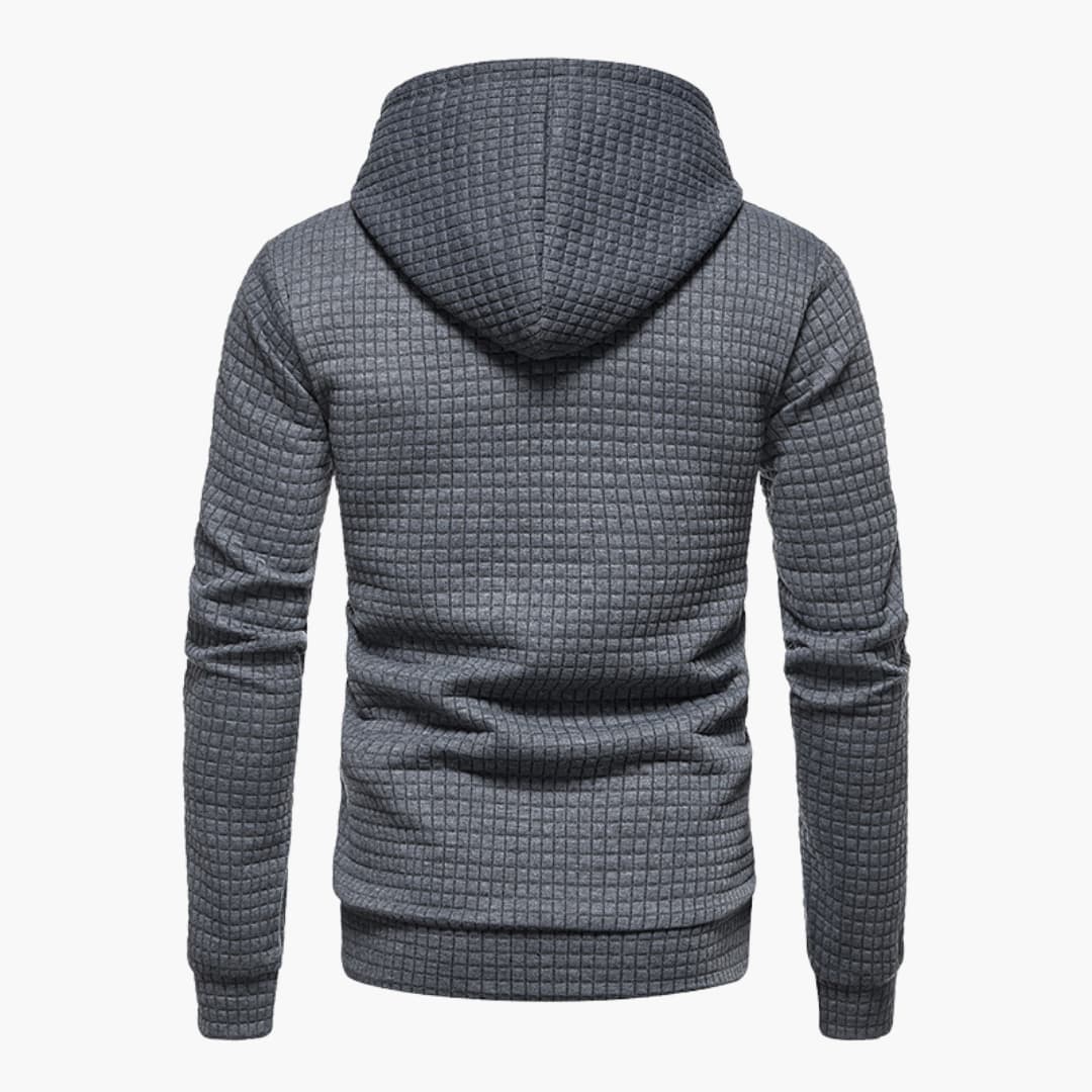 Harwood | Lässig Passender Waffelstoff Hoodie für Männer