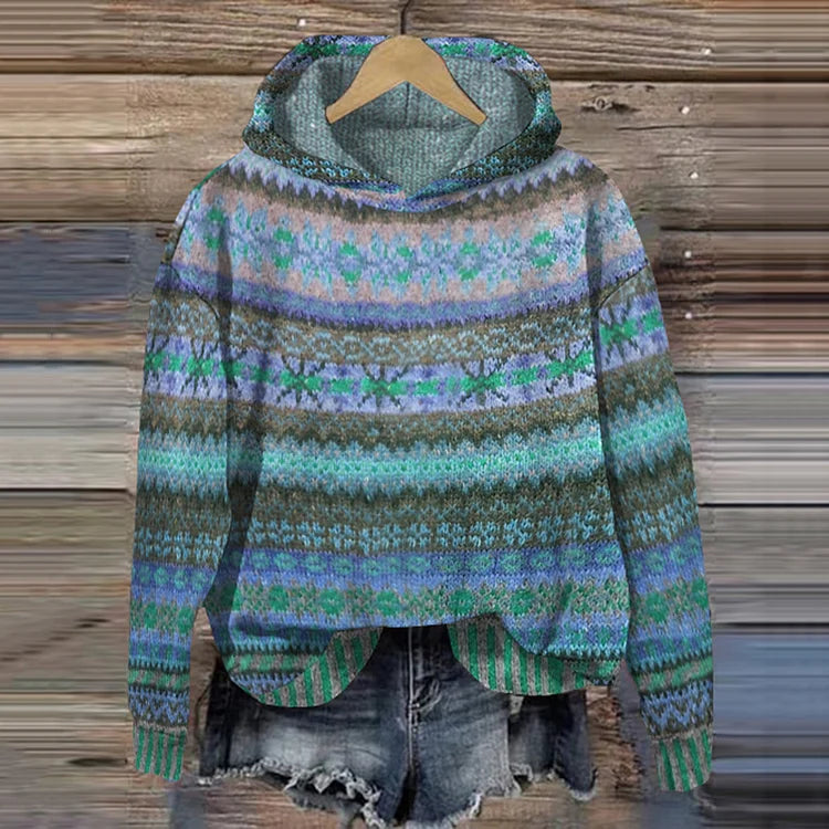 Solenne - Stylischer Lässig Hoodie Pullover