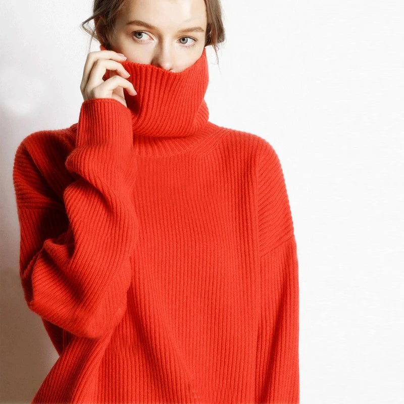 Viona | Hochhals Cashmere-Pullover