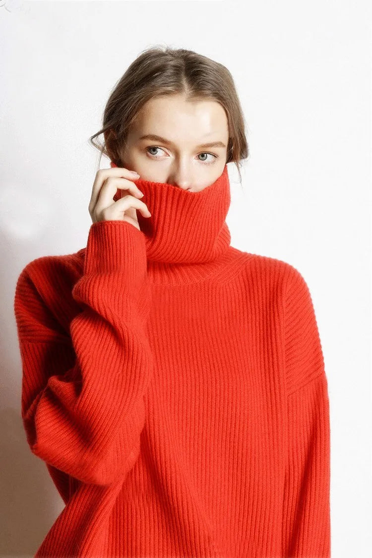 Viona | Hochhals Cashmere-Pullover