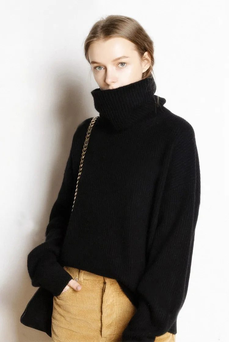 Viona | Hochhals Cashmere-Pullover