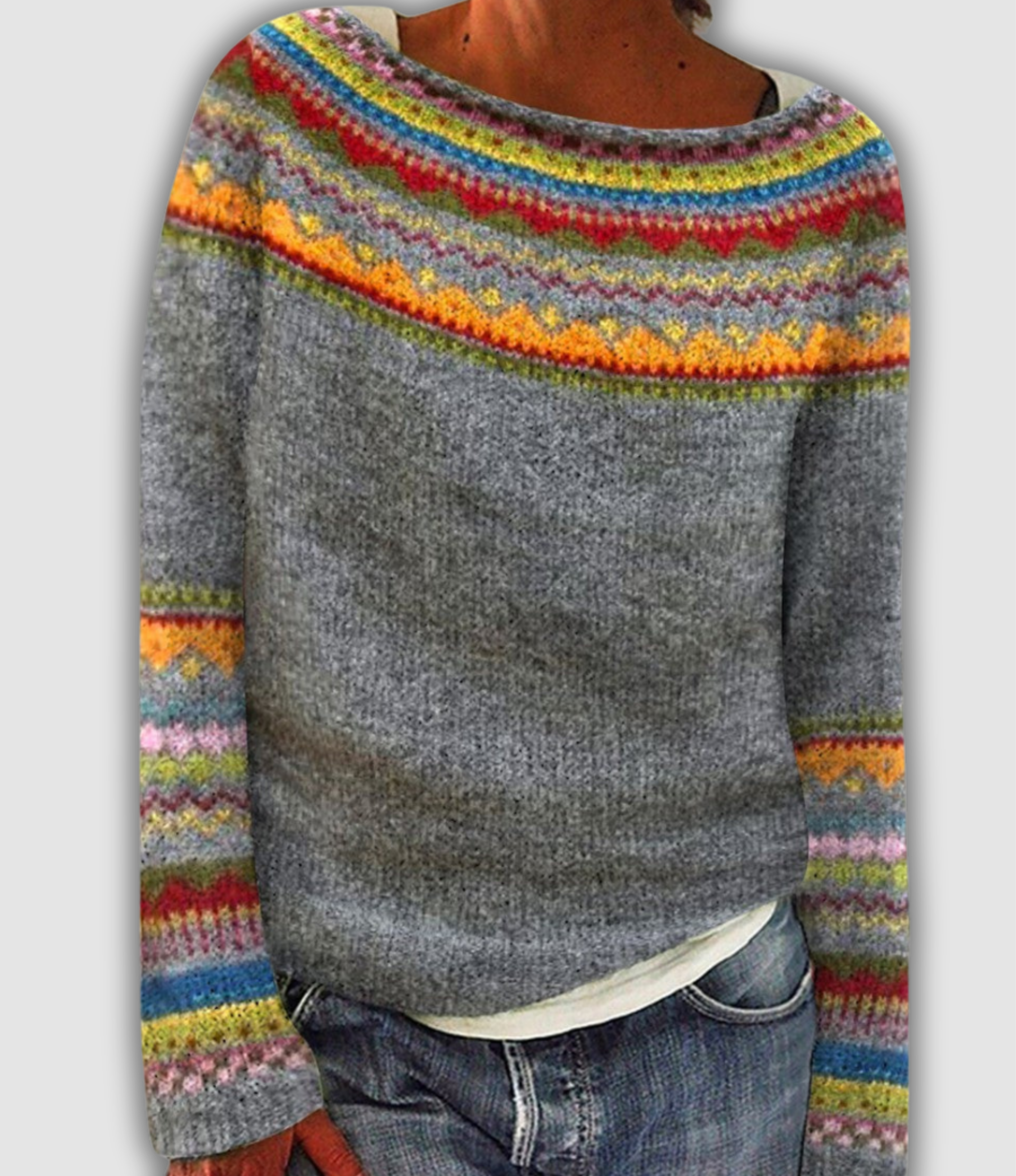 Soraya - Bequemer Retro-Pullover