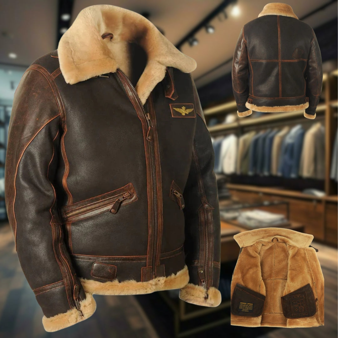 Bravion | Klassisch Aviator Jacke