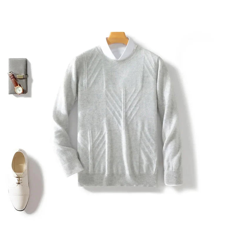 Obex Pure Merino Wolle Muster Pullover