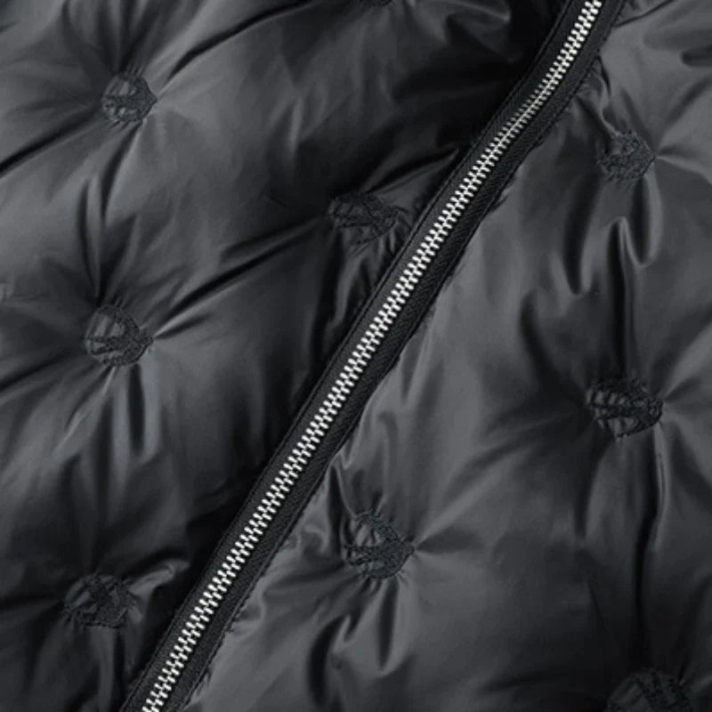 Quasar Witte Entenfedern-Jacke