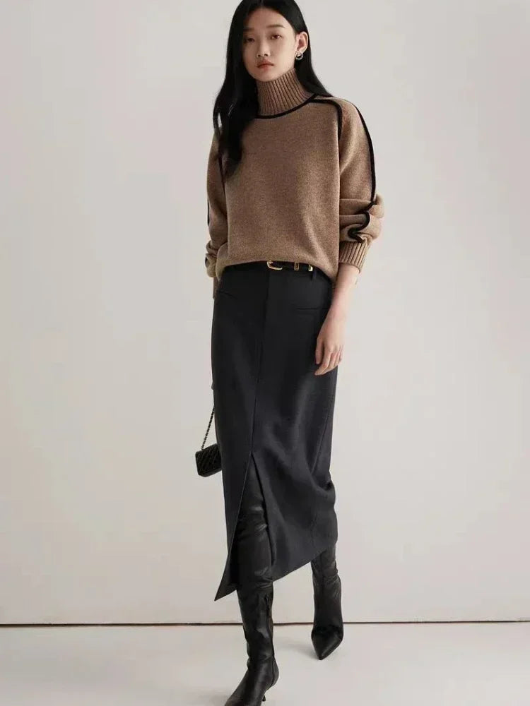 Noëlla | Signature Kaschmir-Kontrast pullover