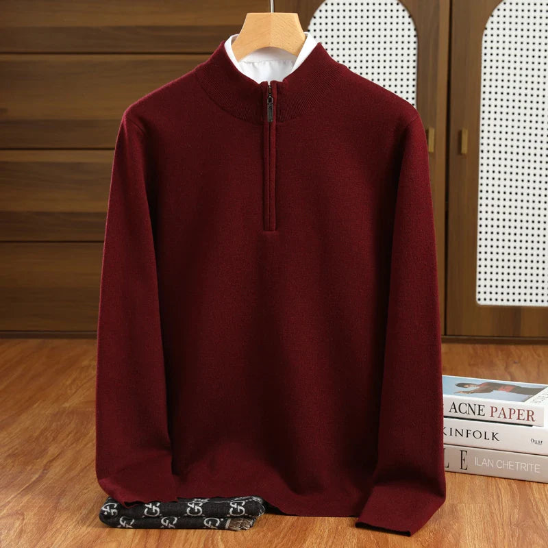 Stryde Half-Zip Merino Wolle Pullover