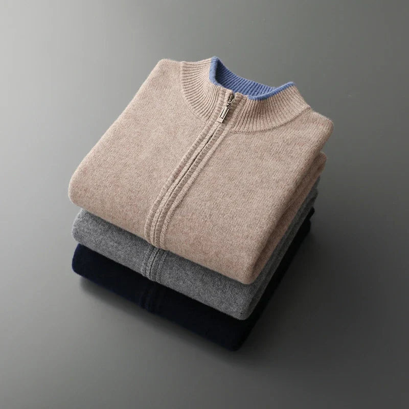 Rinu Kaschmir Zip-Jacke