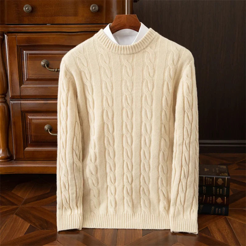 Forge Kabelstrick Merinowoll-Pullover