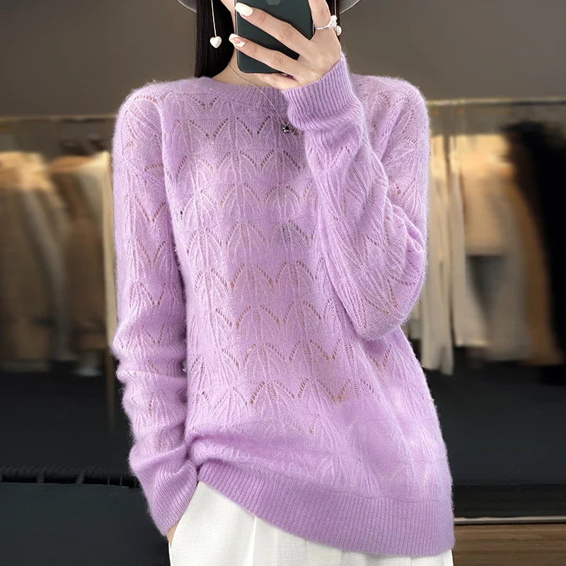 Opaline | Weicher Creme Kaschmirpullover