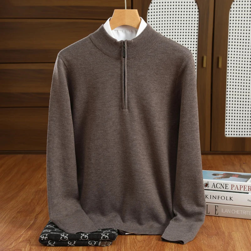 Stryde Half-Zip Merino Wolle Pullover