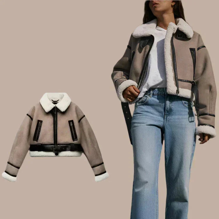 Elyra | Vielseitige khaki Jacke