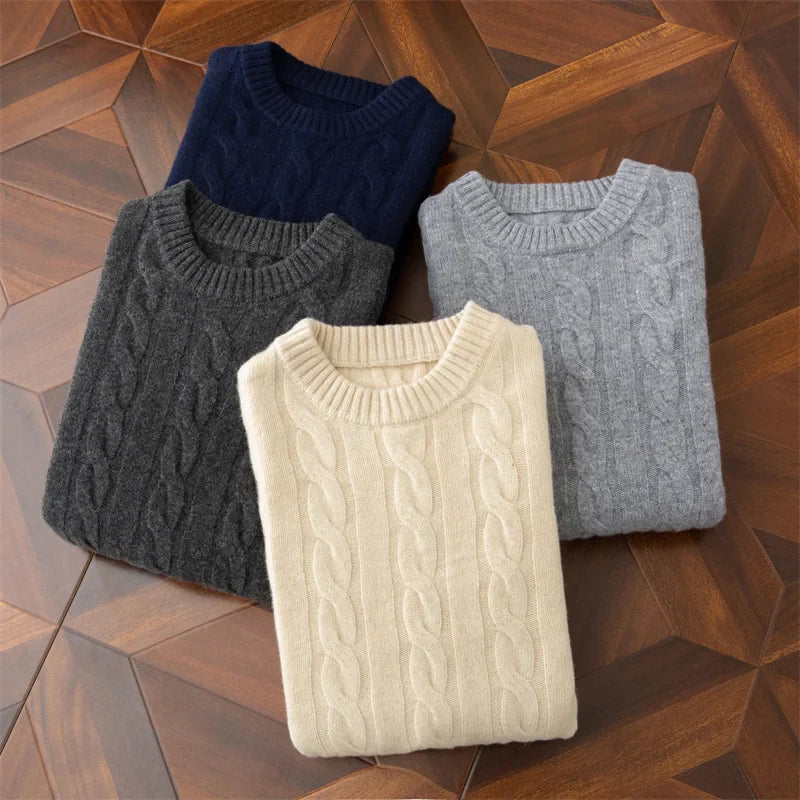 Forge Kabelstrick Merinowoll-Pullover