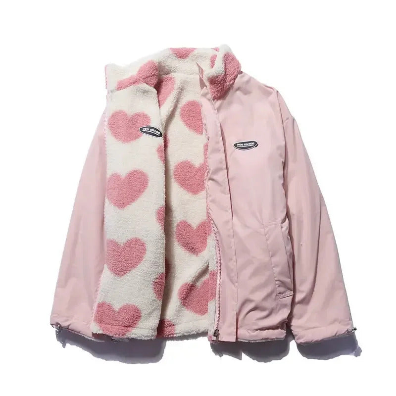 Lysandra | Veste réversible en forme de cœur
