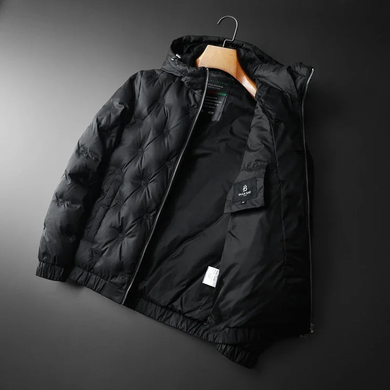 Quasar Witte Entenfedern-Jacke