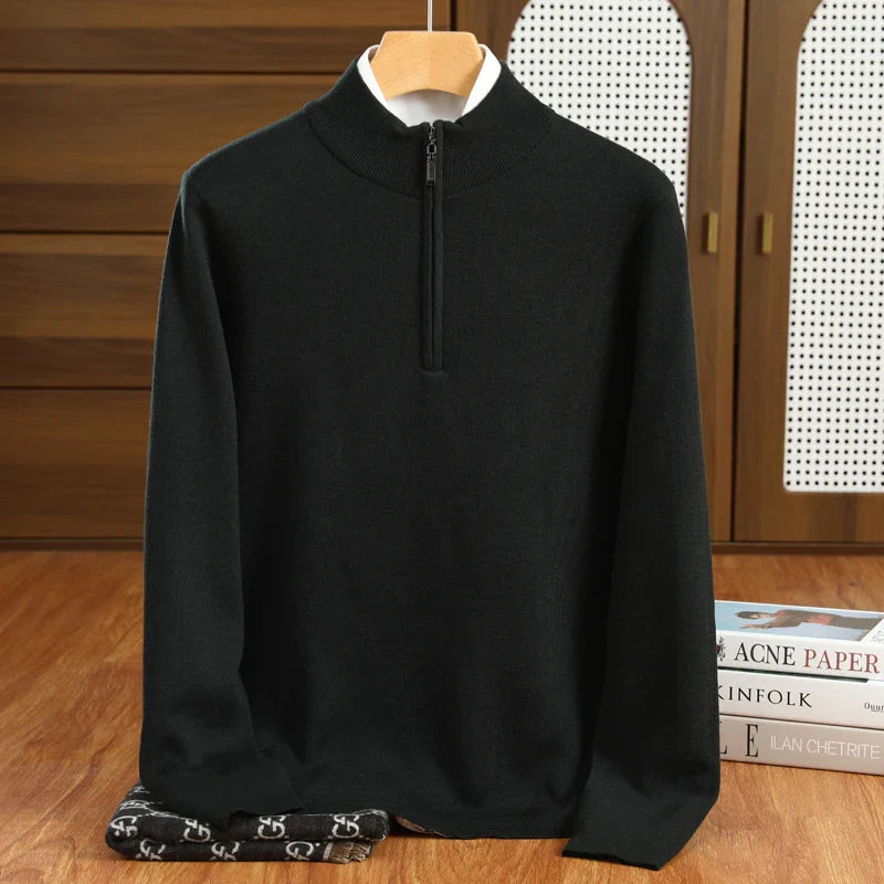 Stryde Half-Zip Merino Wolle Pullover