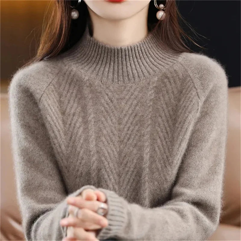 Elara Zürich | Kaschmir Texturiert Strickpullover