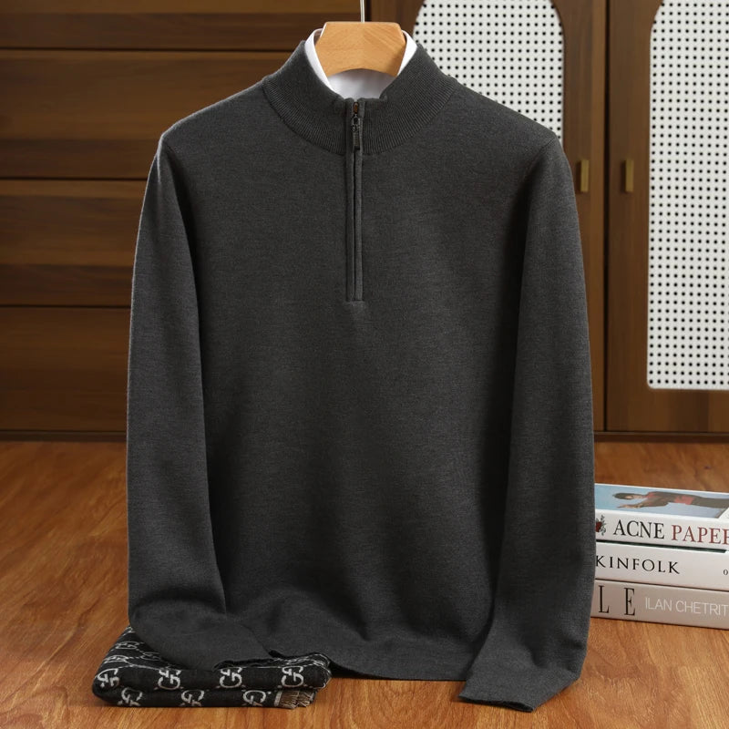 Stryde Half-Zip Merino Wolle Pullover