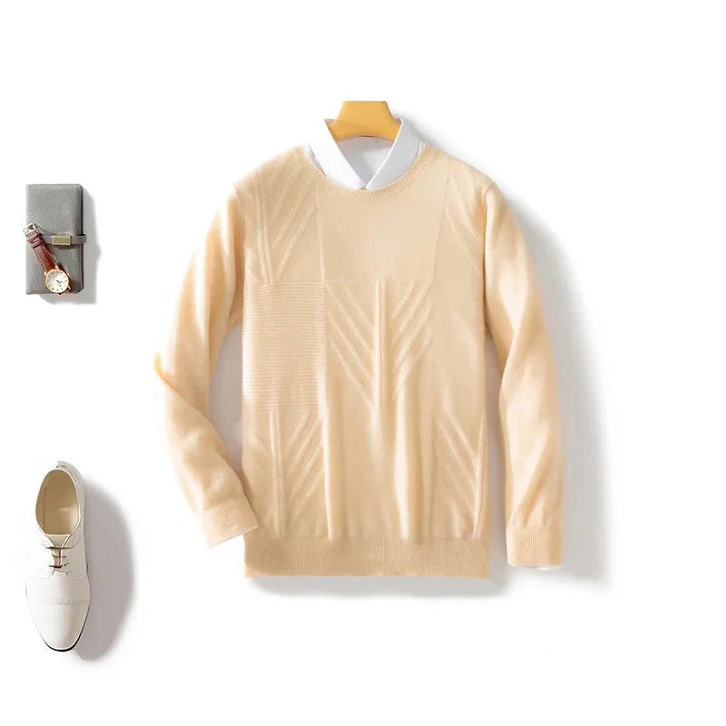 Obex Pure Merino Wolle Muster Pullover