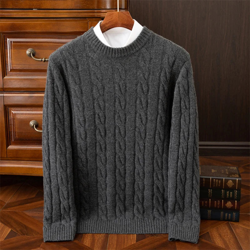 Forge Kabelstrick Merinowoll-Pullover