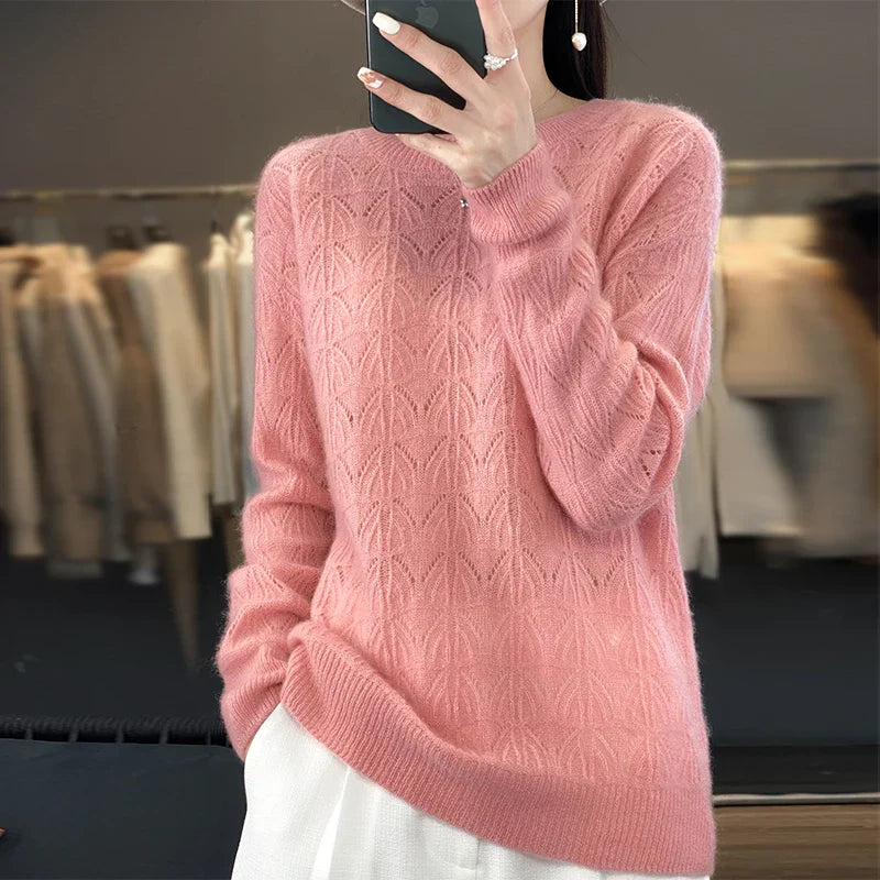 Opaline | Weicher Creme Kaschmirpullover