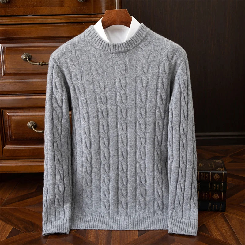 Forge Kabelstrick Merinowoll-Pullover