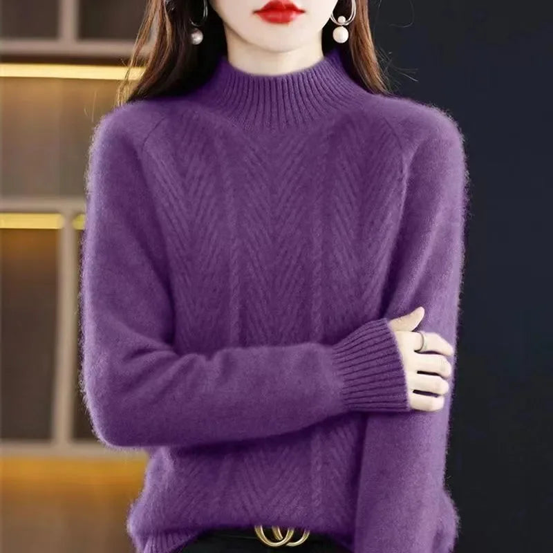 Elara Zürich | Kaschmir Texturiert Strickpullover
