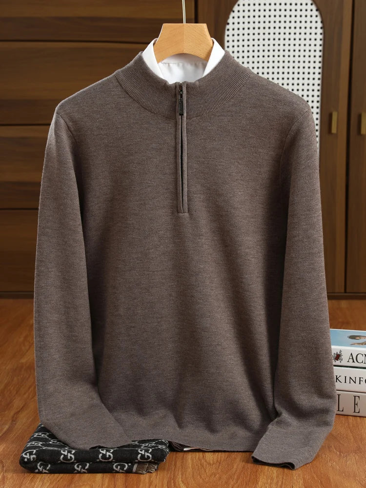 Stryde Half-Zip Merino Wolle Pullover