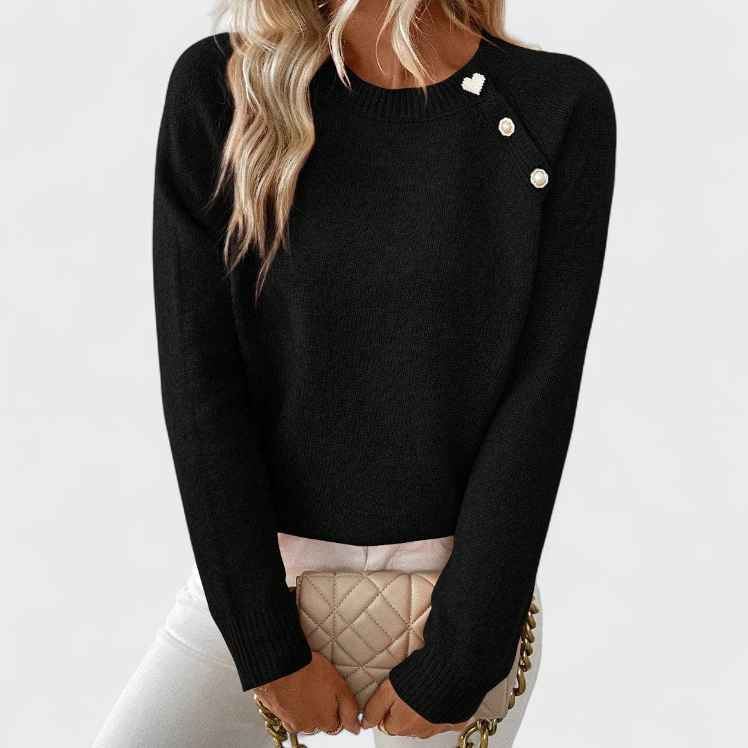 Celest – Eleganter Ein-Schulter-Pullover