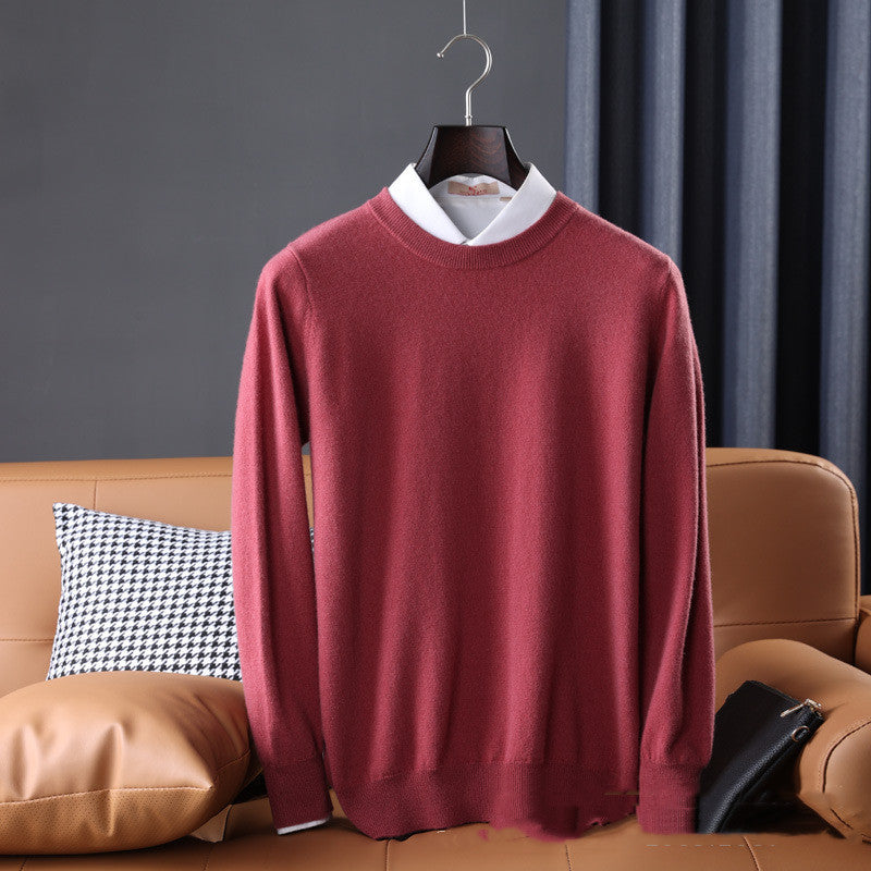 Vox Merinowolle Rundhals-Pullover