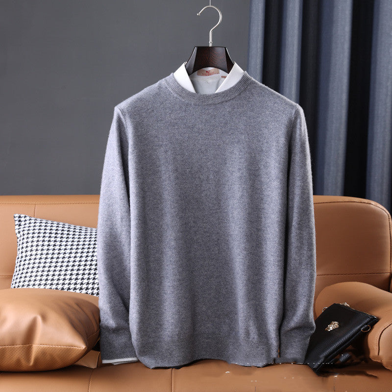 Vox Merinowolle Rundhals-Pullover