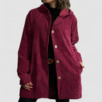 Alvara - Gemütlichs Cord-Jacke mit Hüt