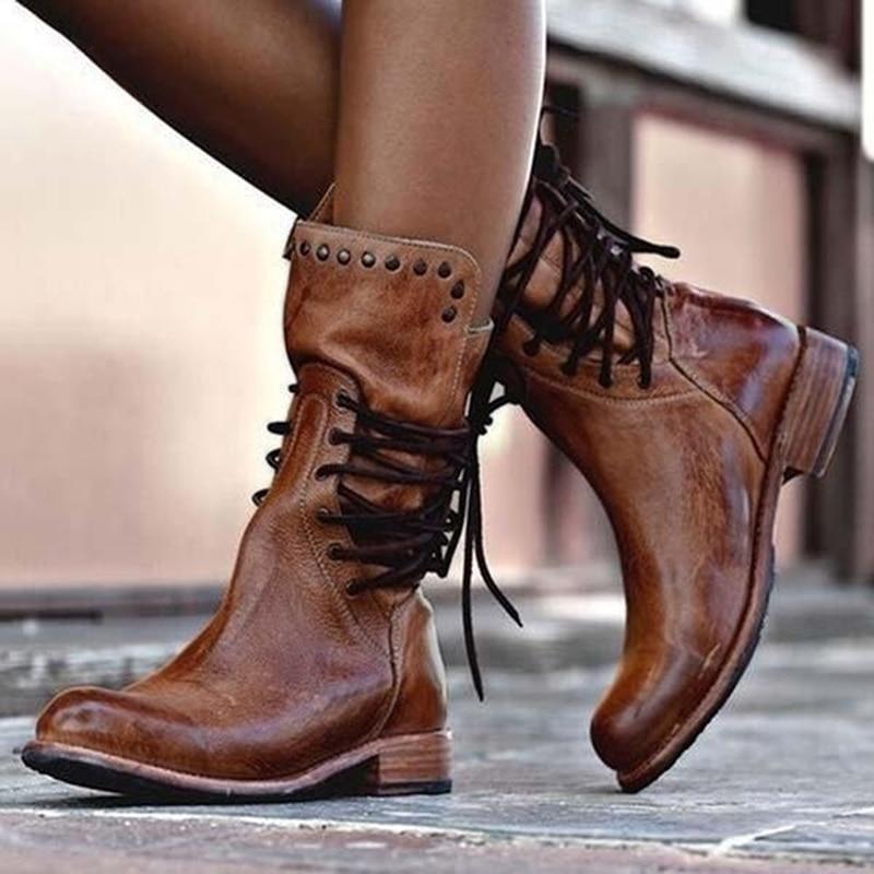 Ashcroft Heritage™ – Vintage Leder Schnürstiefel