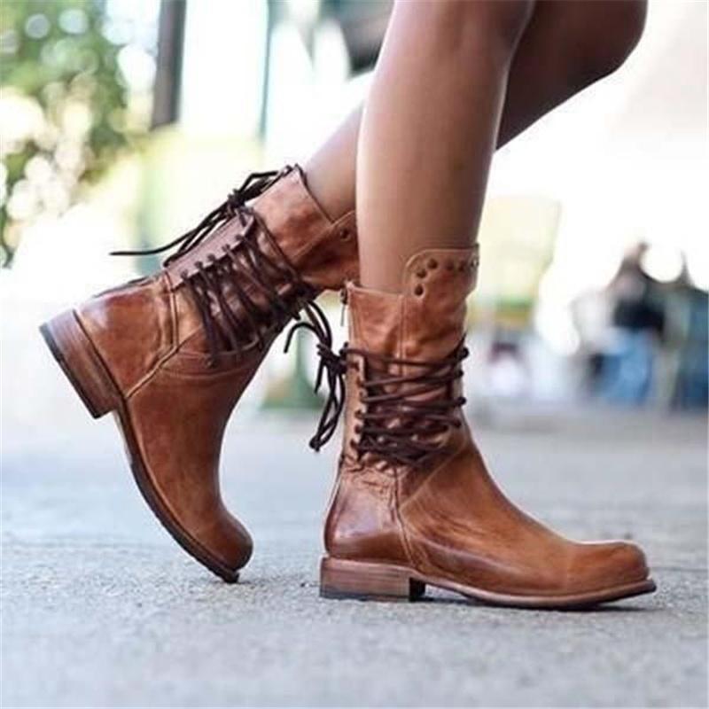 Ashcroft Heritage™ – Vintage Leder Schnürstiefel