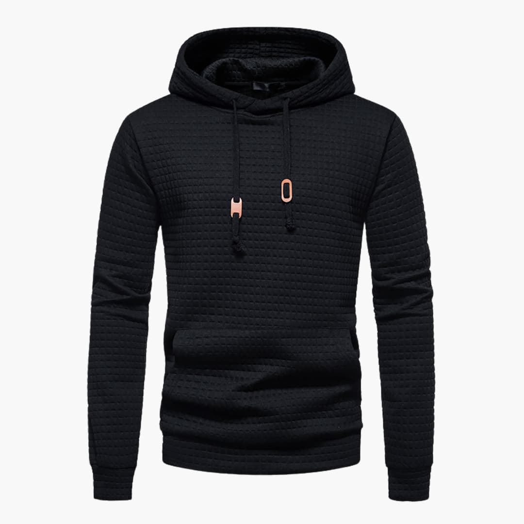 Harwood | Lässig Passender Waffelstoff Hoodie für Männer