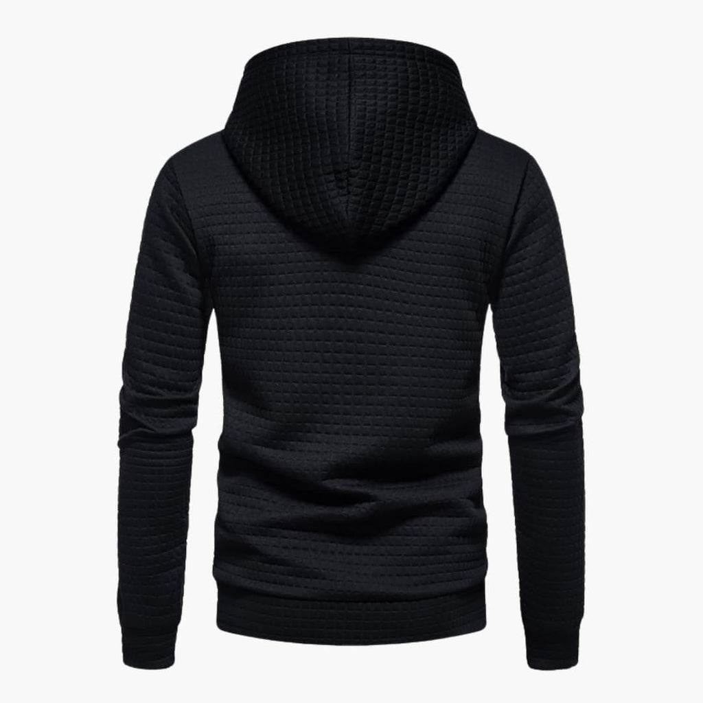 Harwood | Lässig Passender Waffelstoff Hoodie für Männer